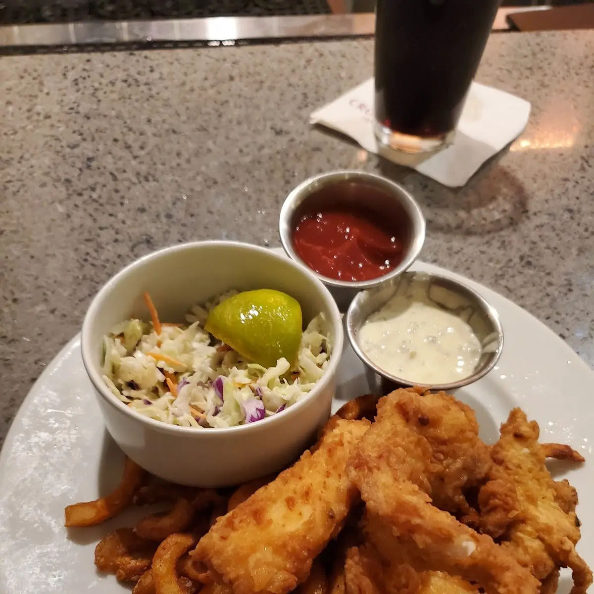 Lemon Pepper Tempura Fried Calamari