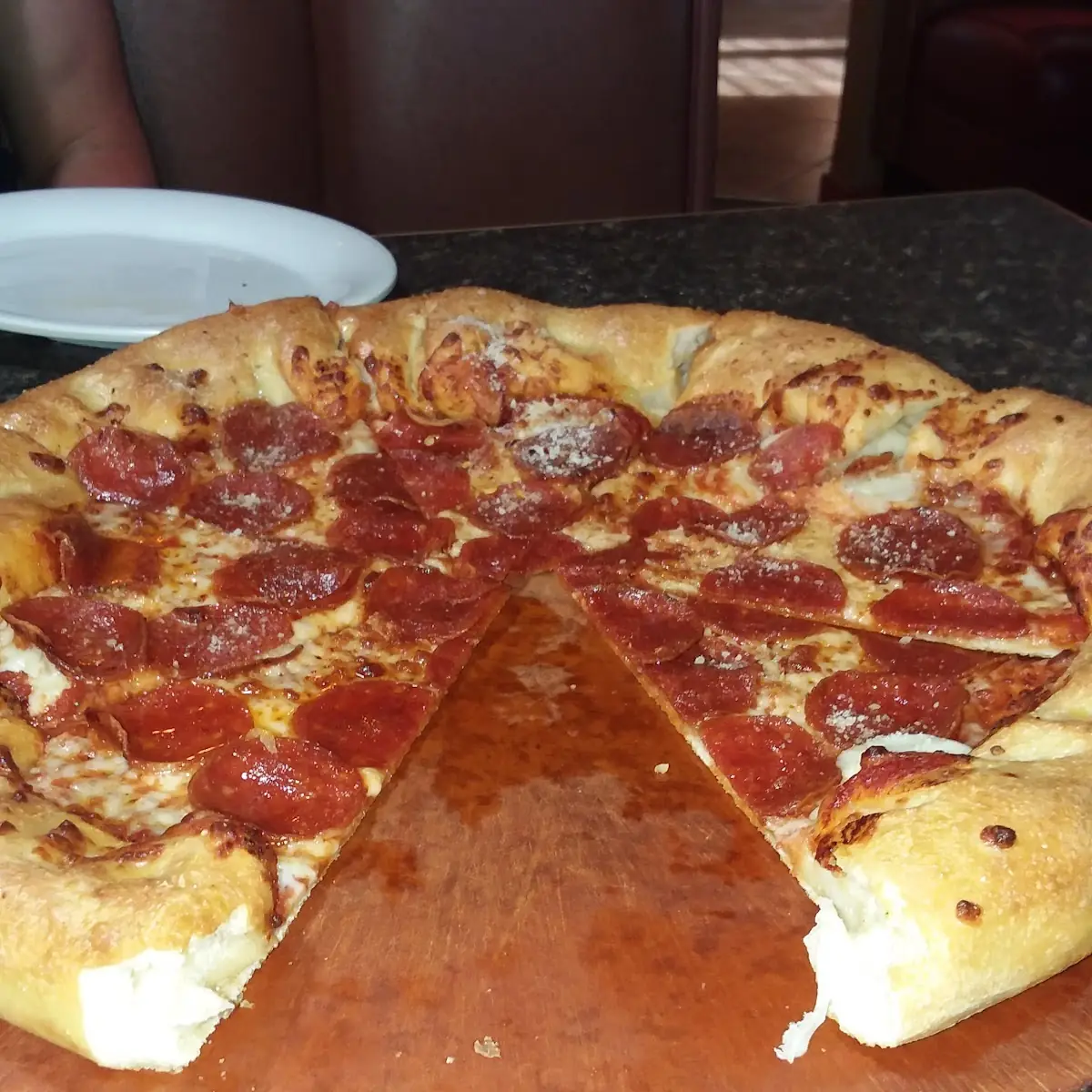 Stuffed Crust Pepperoni Pizza