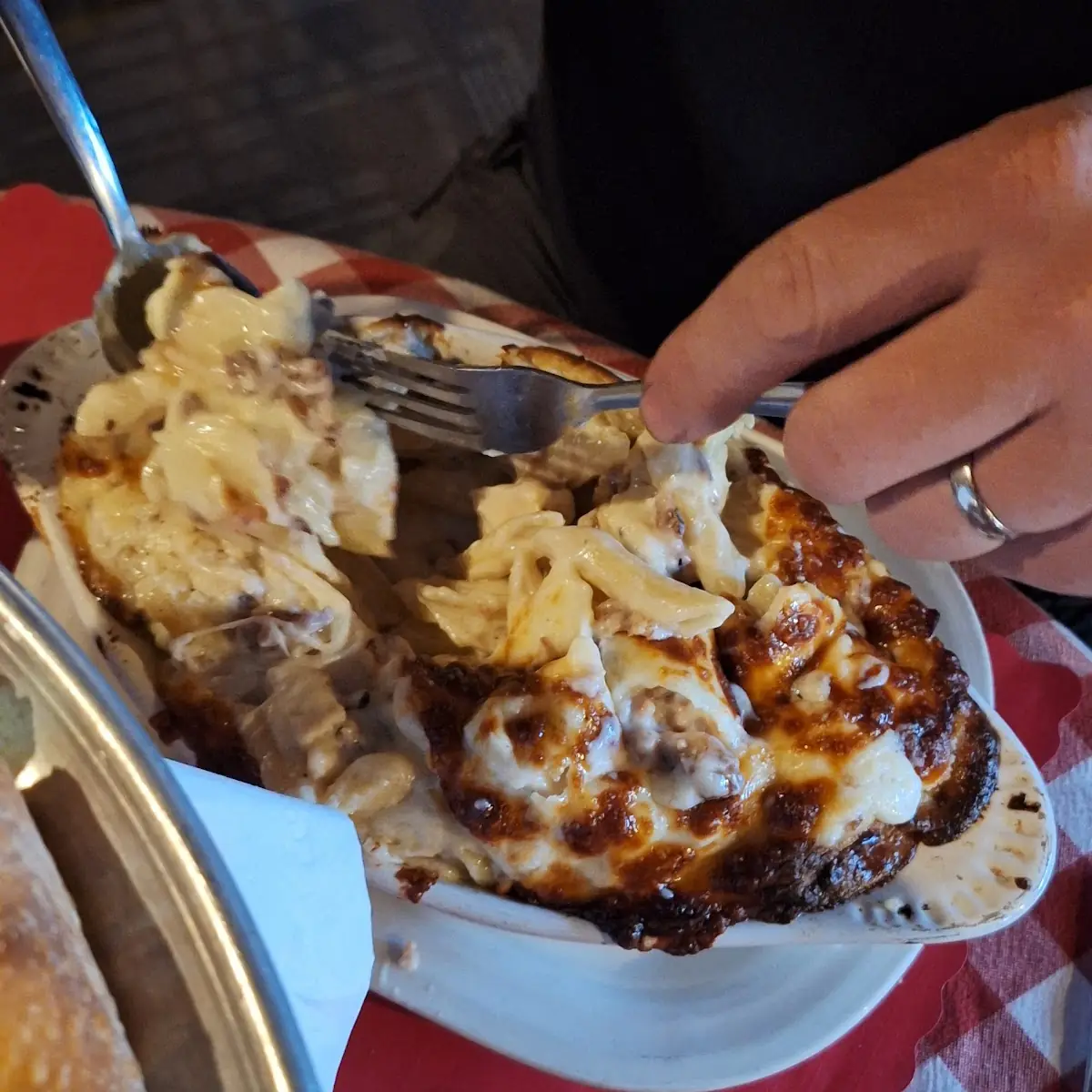 Baked Chicken Alfredo