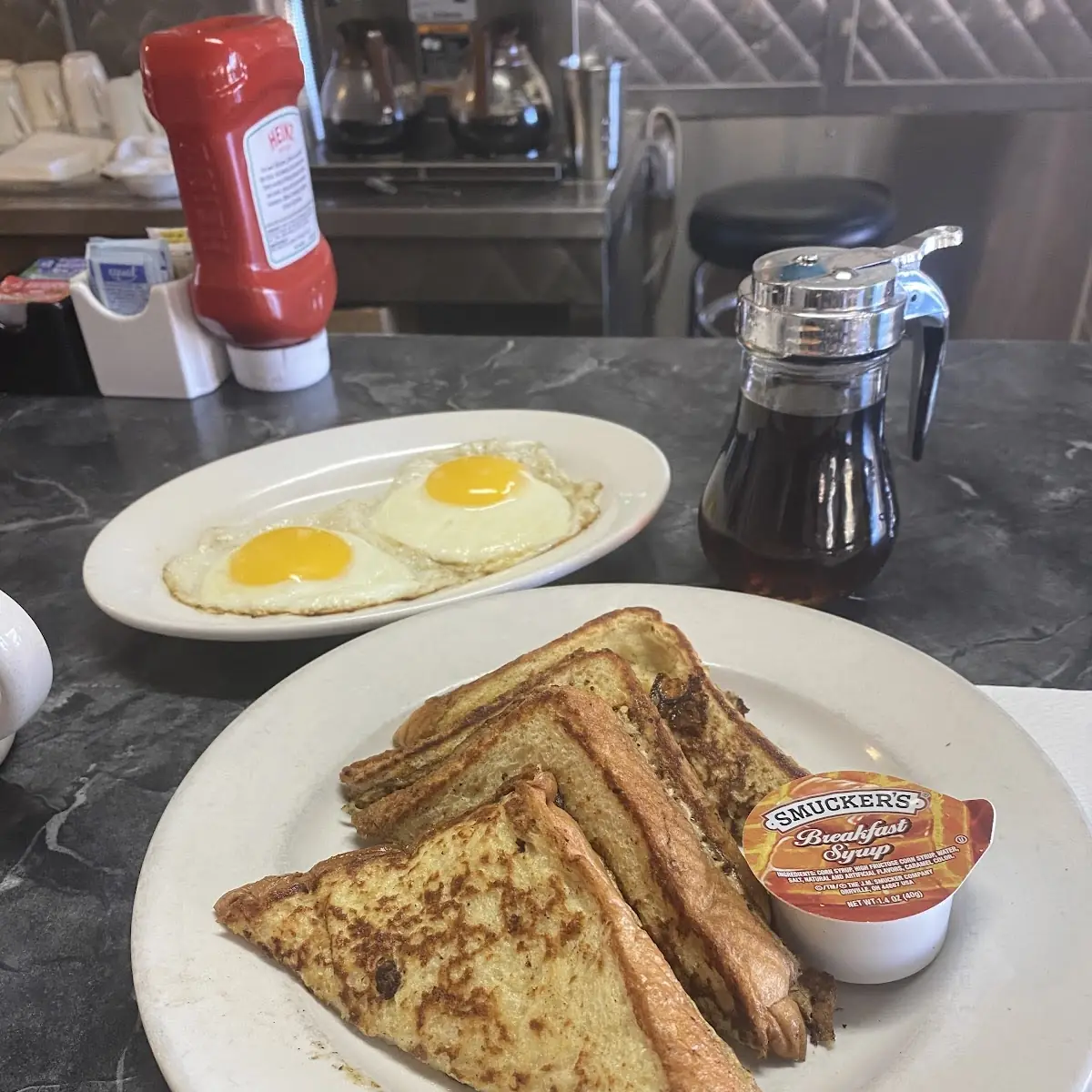 French Toast and Sunny Side Eggs