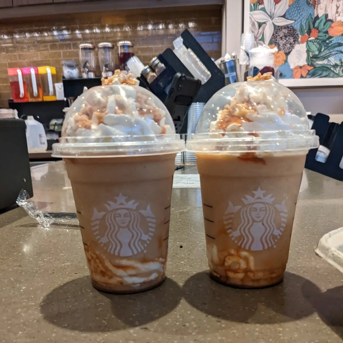 Caramel Crunch Frappuccino