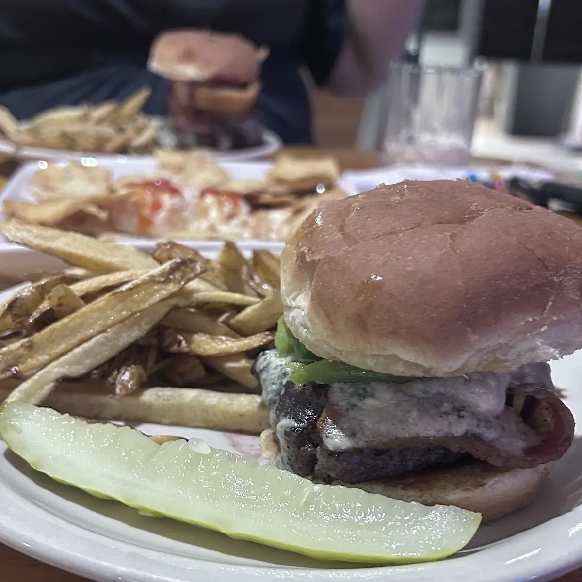 Devil's Lake Burger with Hand Cut Fries