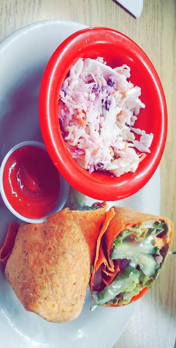 Tomato Hummus Wrap