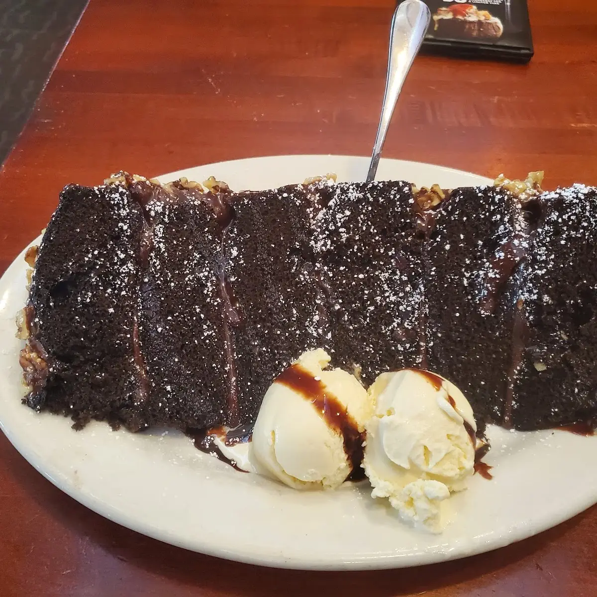 Chocolate Cake Slice