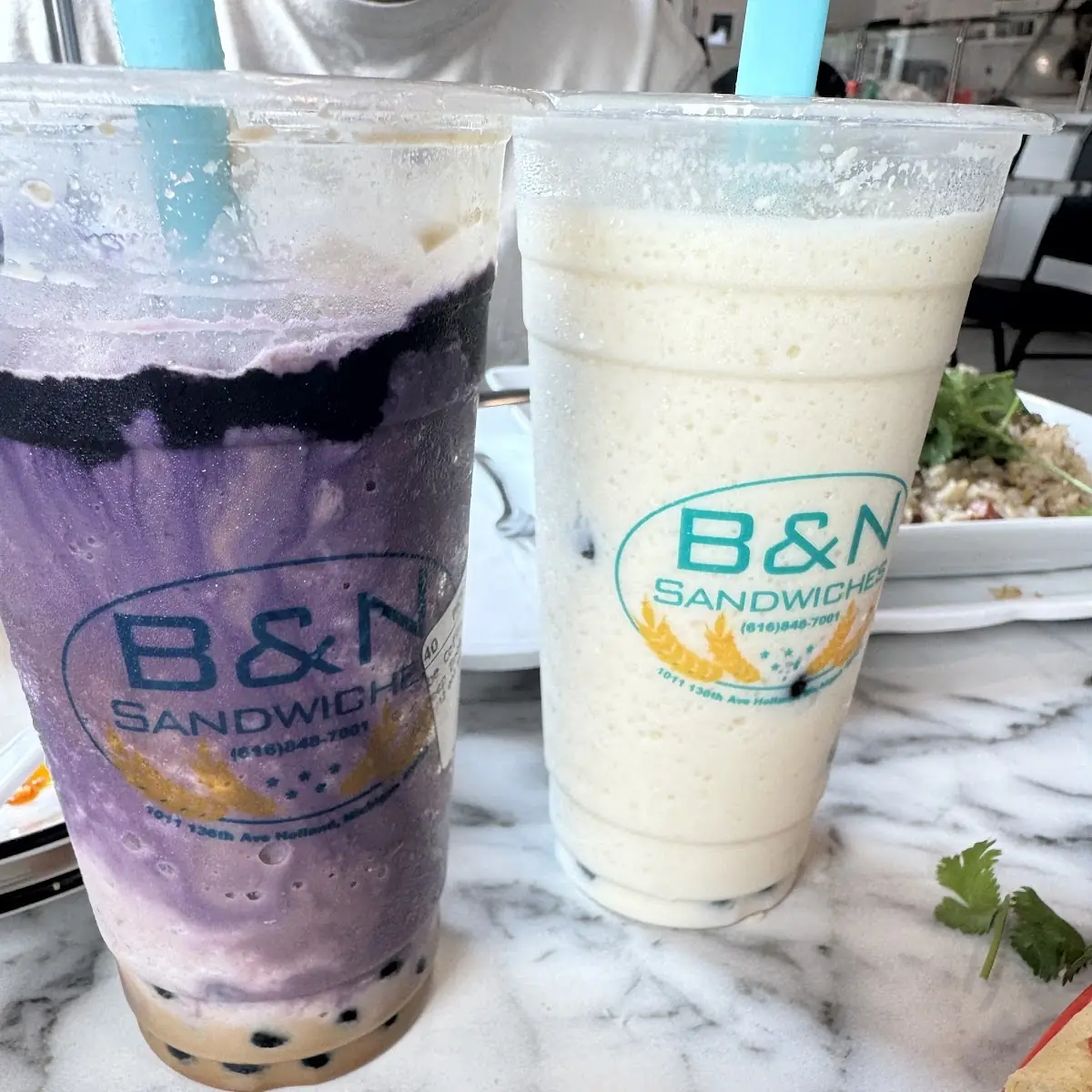 Durian Smoothie with Tapioca