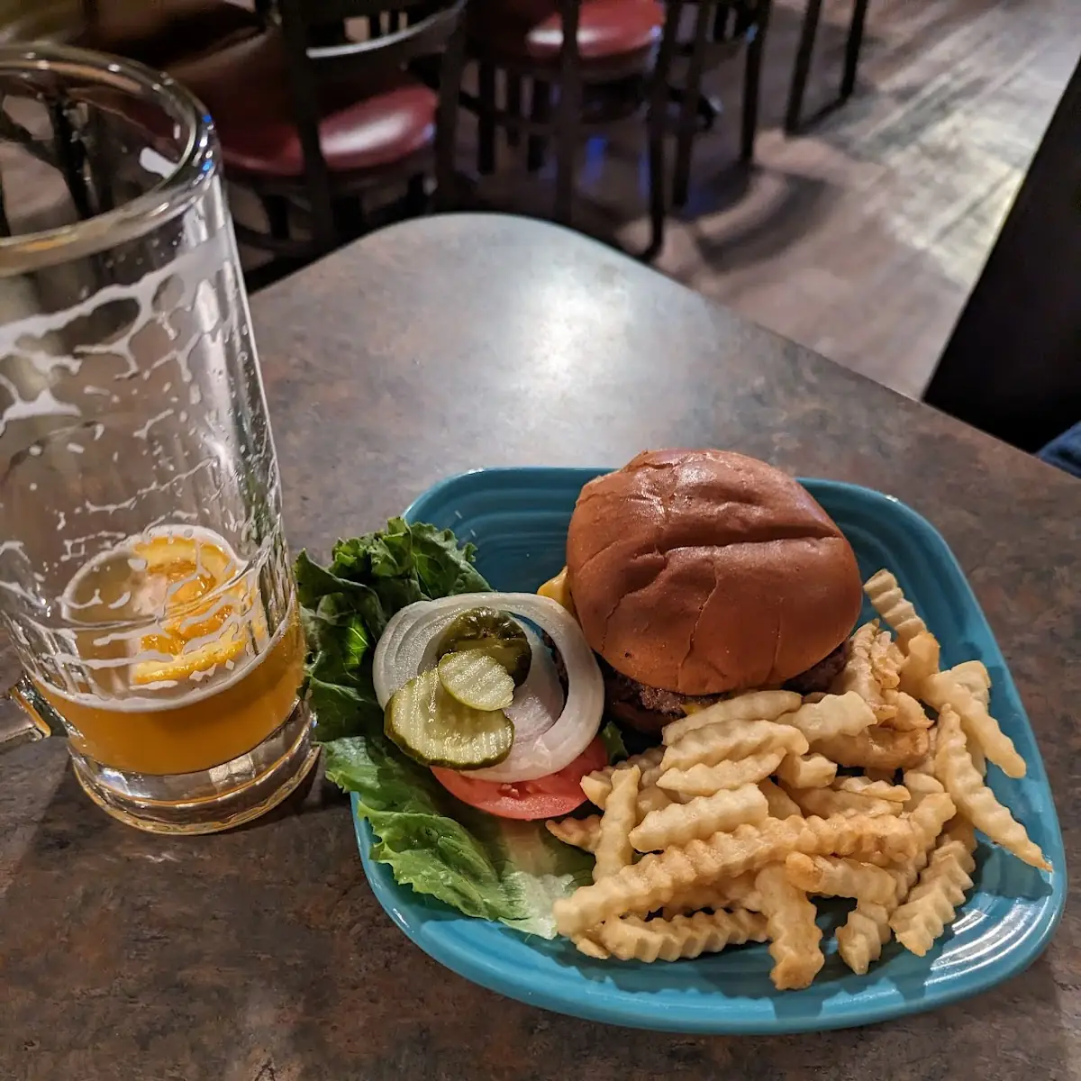 Mushroom Swiss Burger