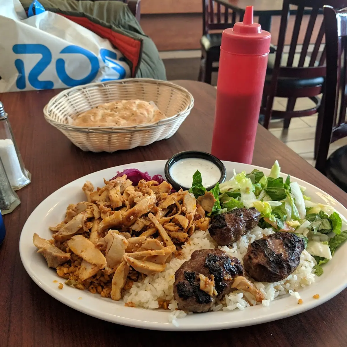Chicken Kabob Plate