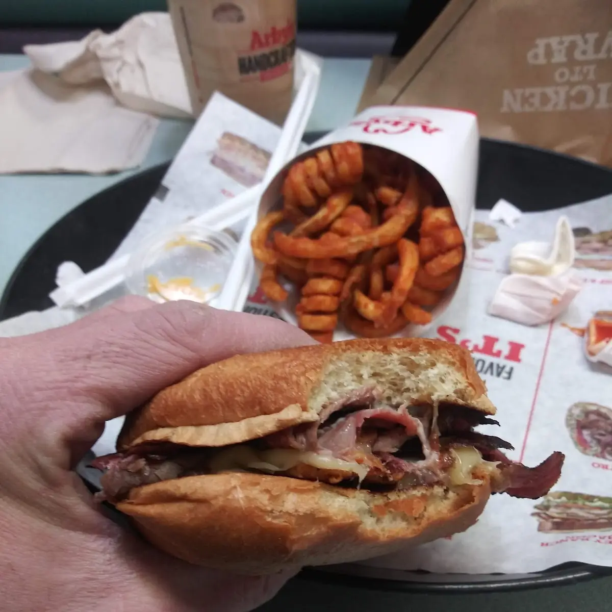 Quarter Pound Chopped Brisket Sandwich