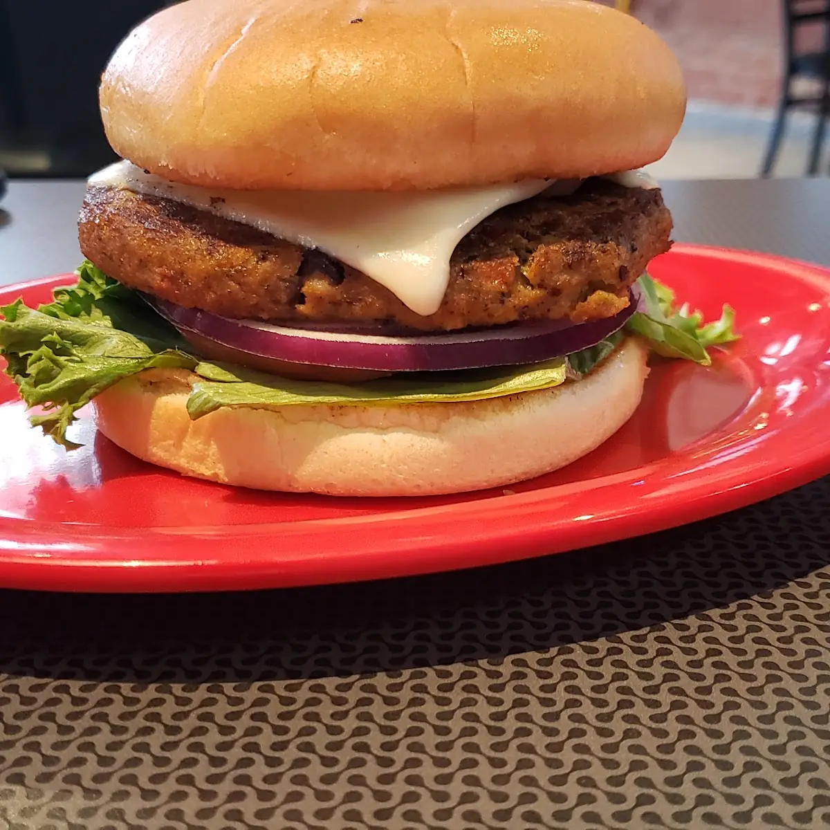 Mushroom Swiss Burger