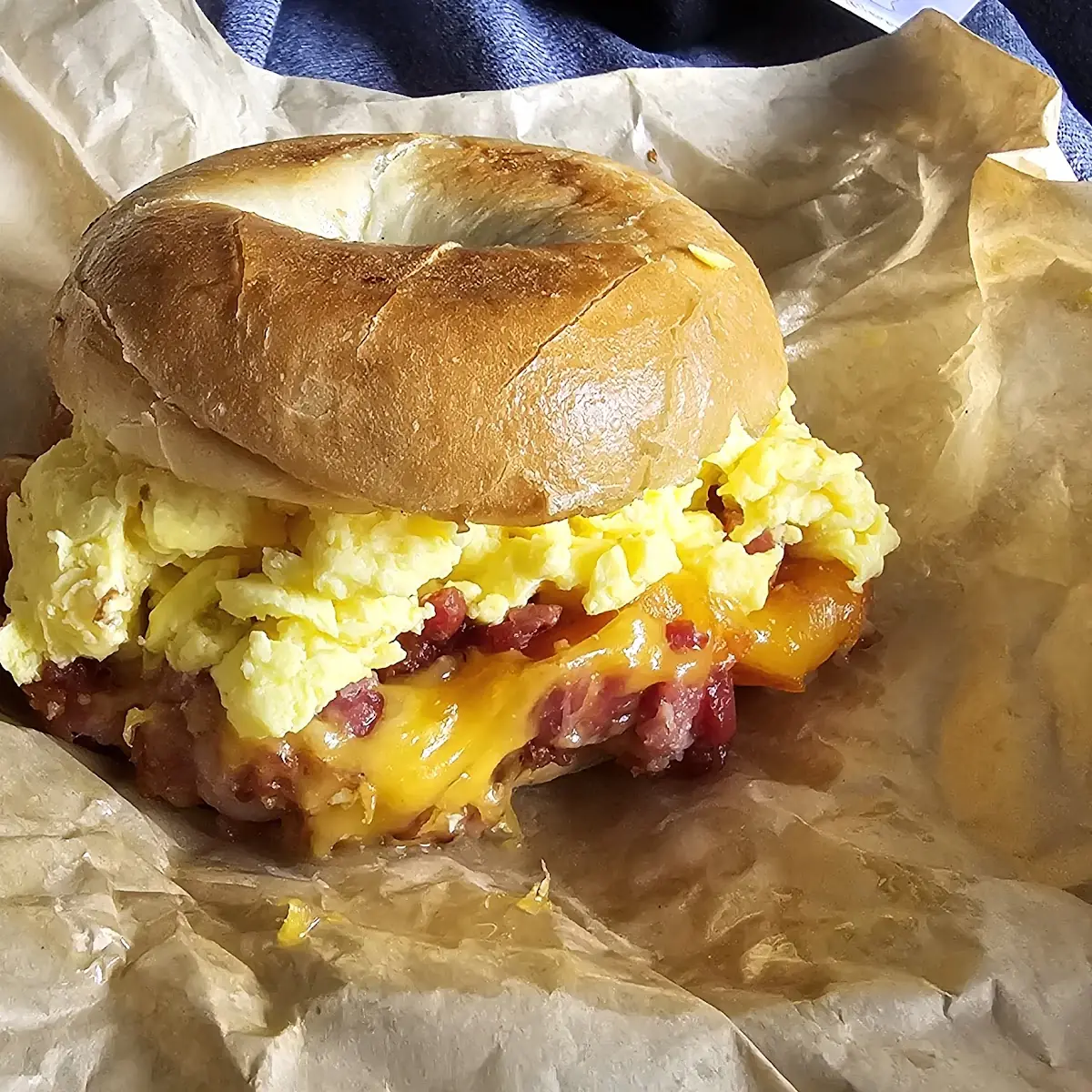 Bacon Egg & Cheese Bagel