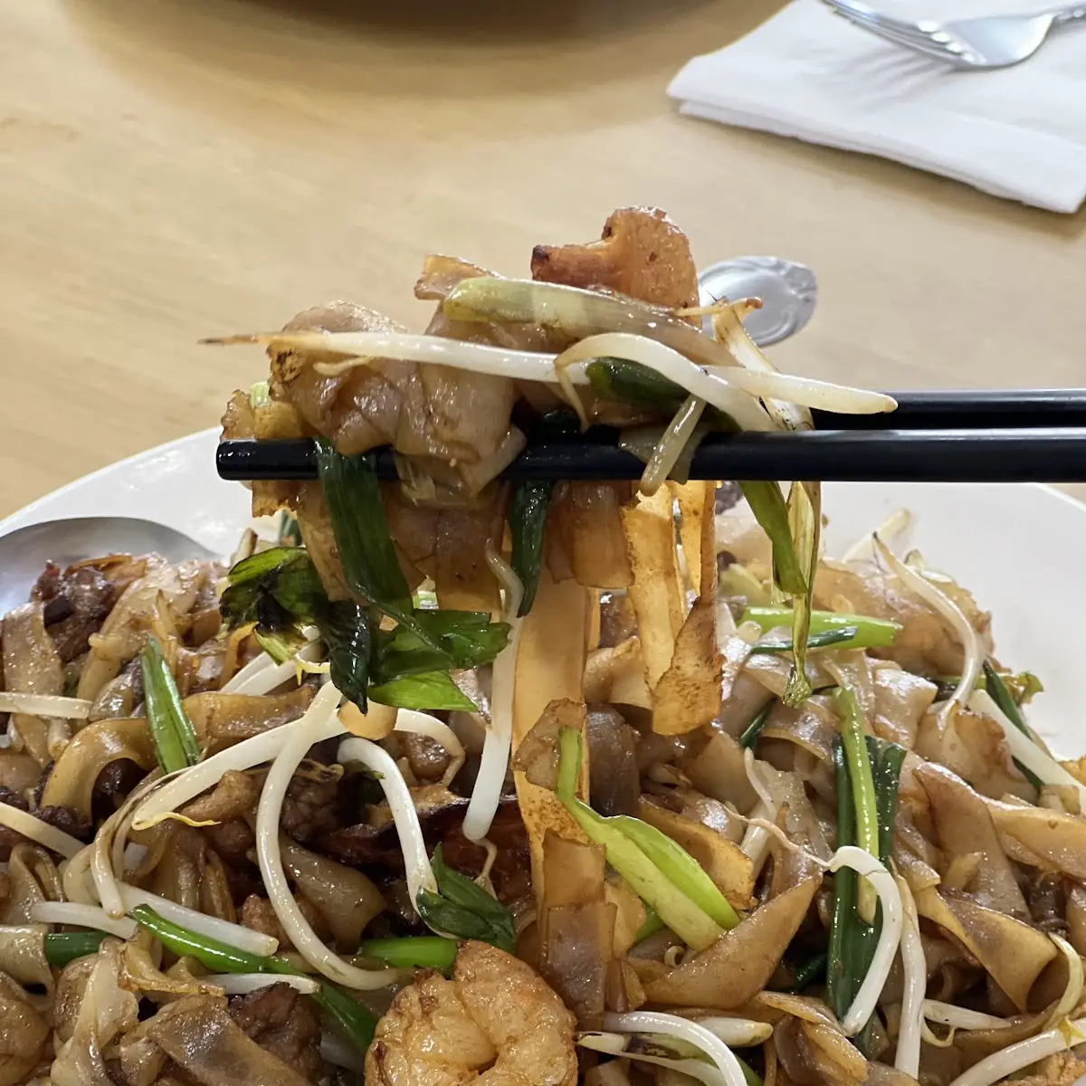Beef Fried Rice Noodles Chow Fun