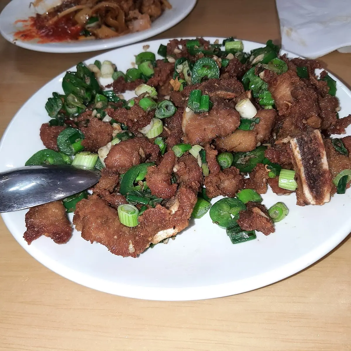 Saly and Pepper Pork Chop