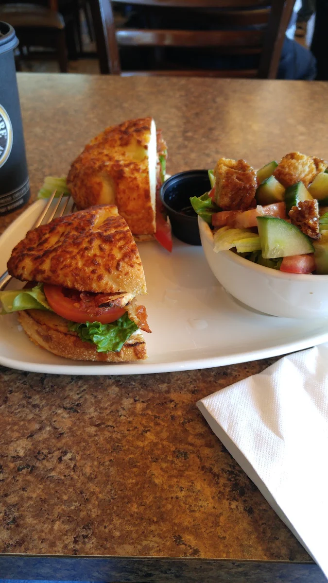 Asiago Bagel blt Combo, Coffee Culture Café & Eatery