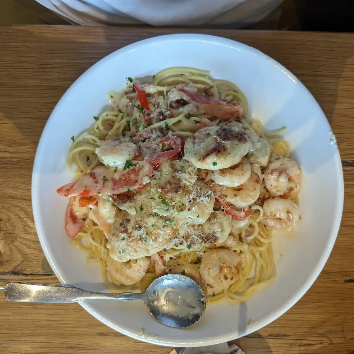 Chicken & Shrimp Carbonara