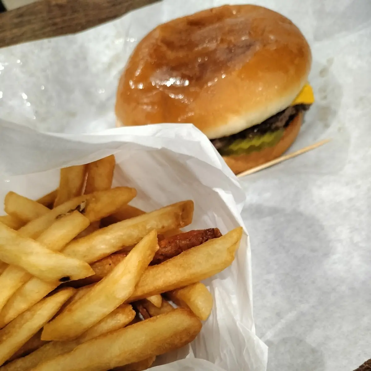 Burger and Fries
