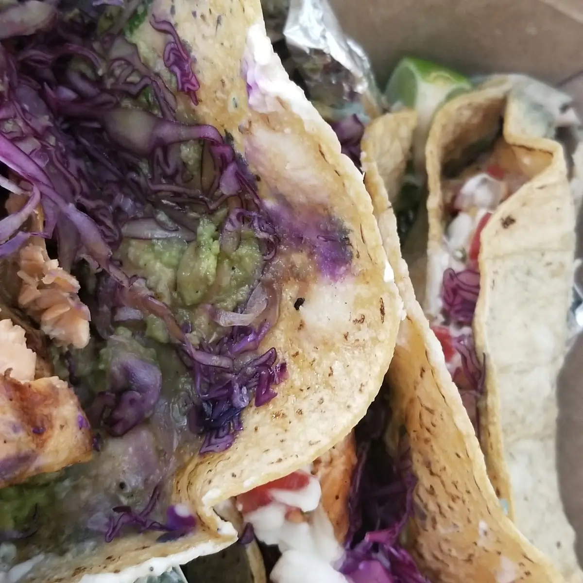 Salmon Tacos Baja Style