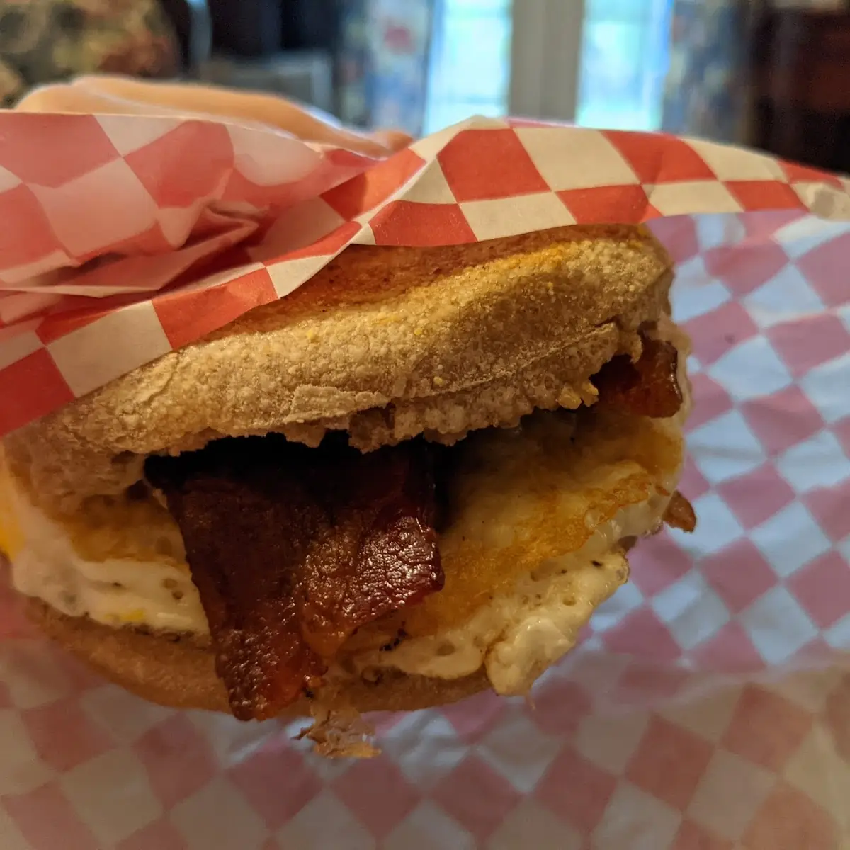 Bacon Egg Cheese Breakfast Sandwich