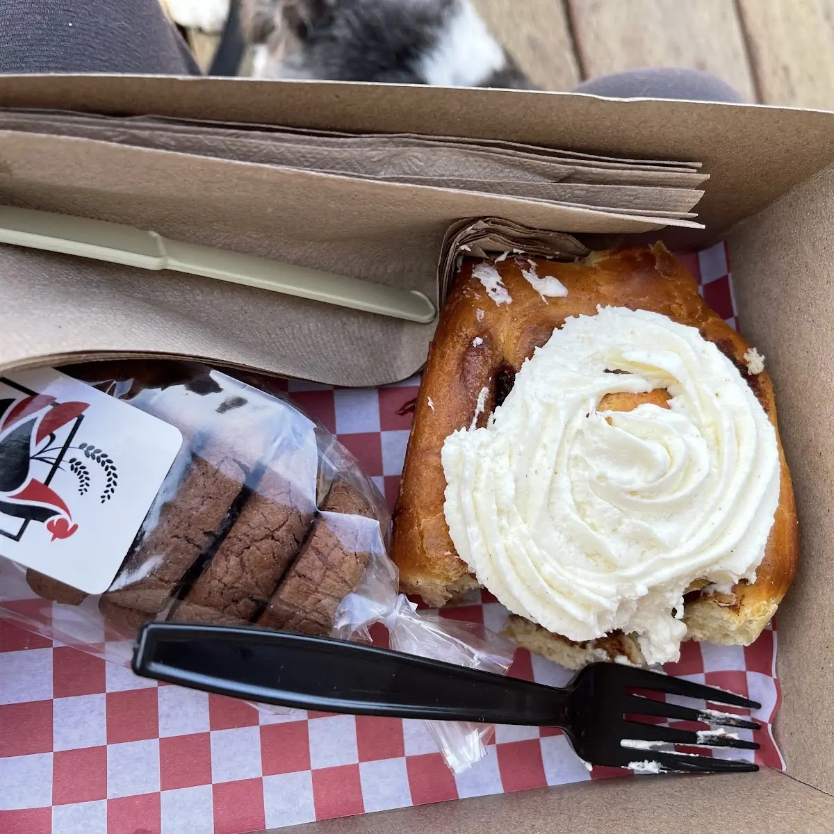 Cinnamon Roll with Frosting