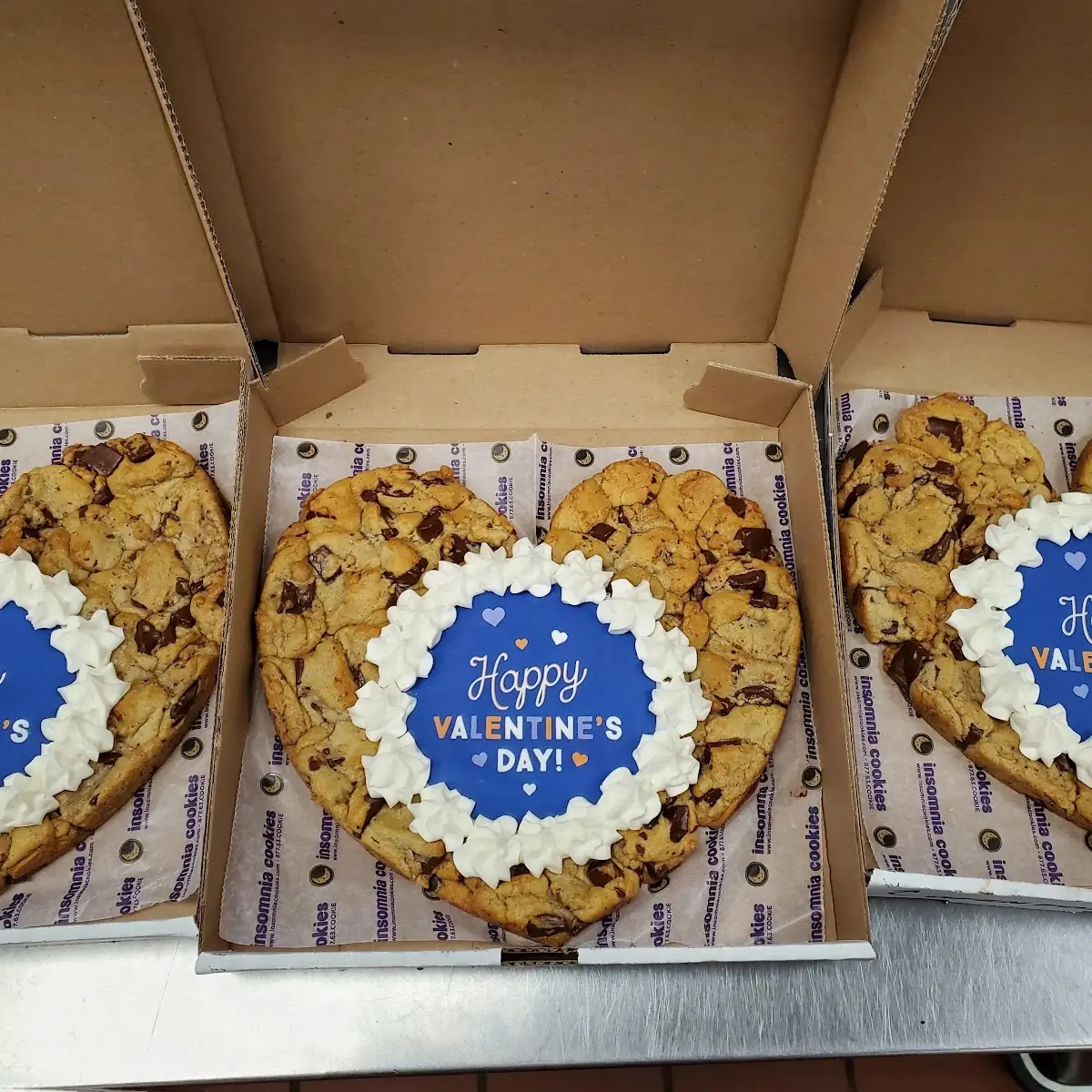 Heart Shaped Cookie Cake - Chocolate Chunk Cookie