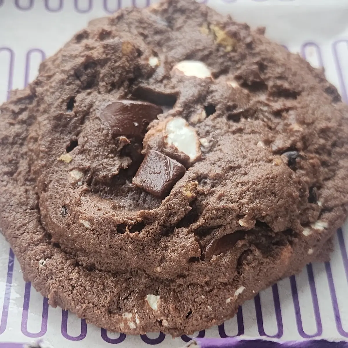 Triple Chocolate Chunk Cookies