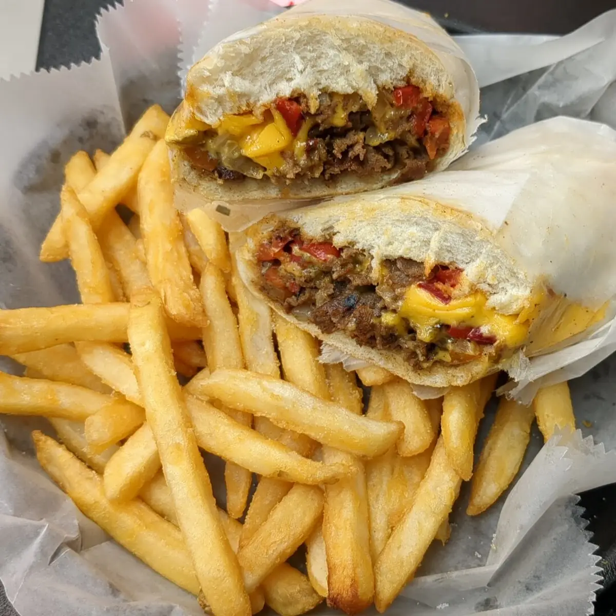 Cheese Steak Made It a Meal