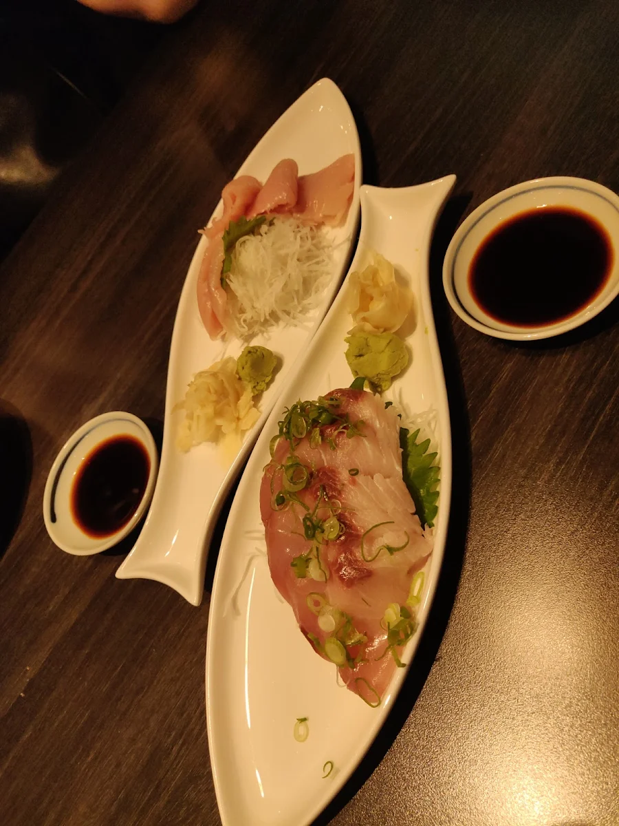 Toro and Hamachi Sashimi