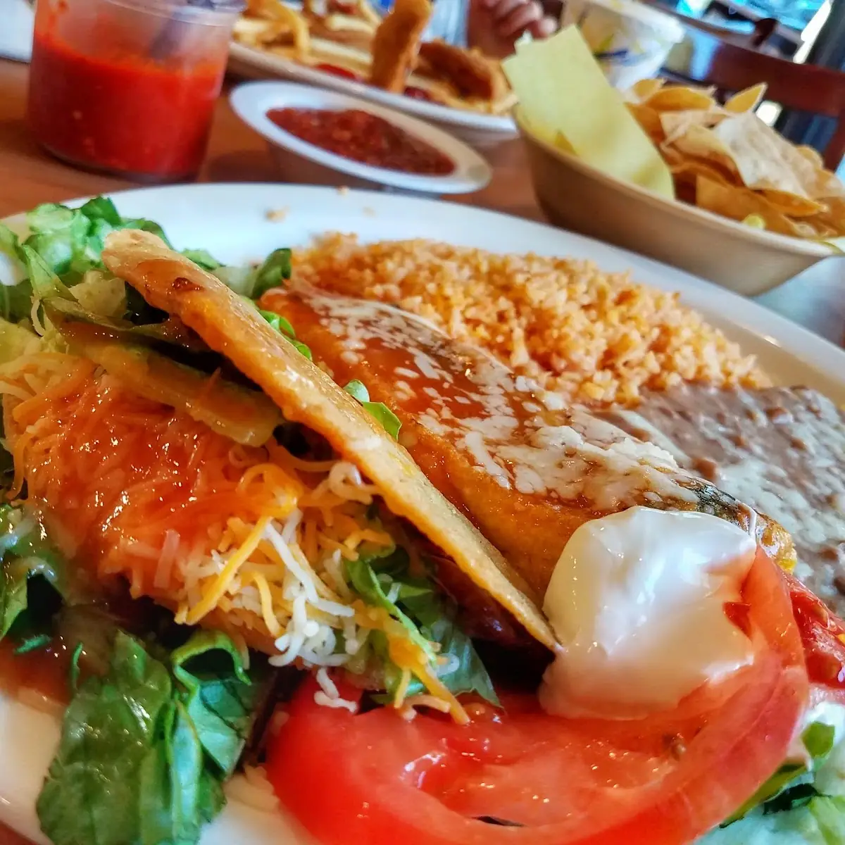 Taco & Chile Relleno Plate