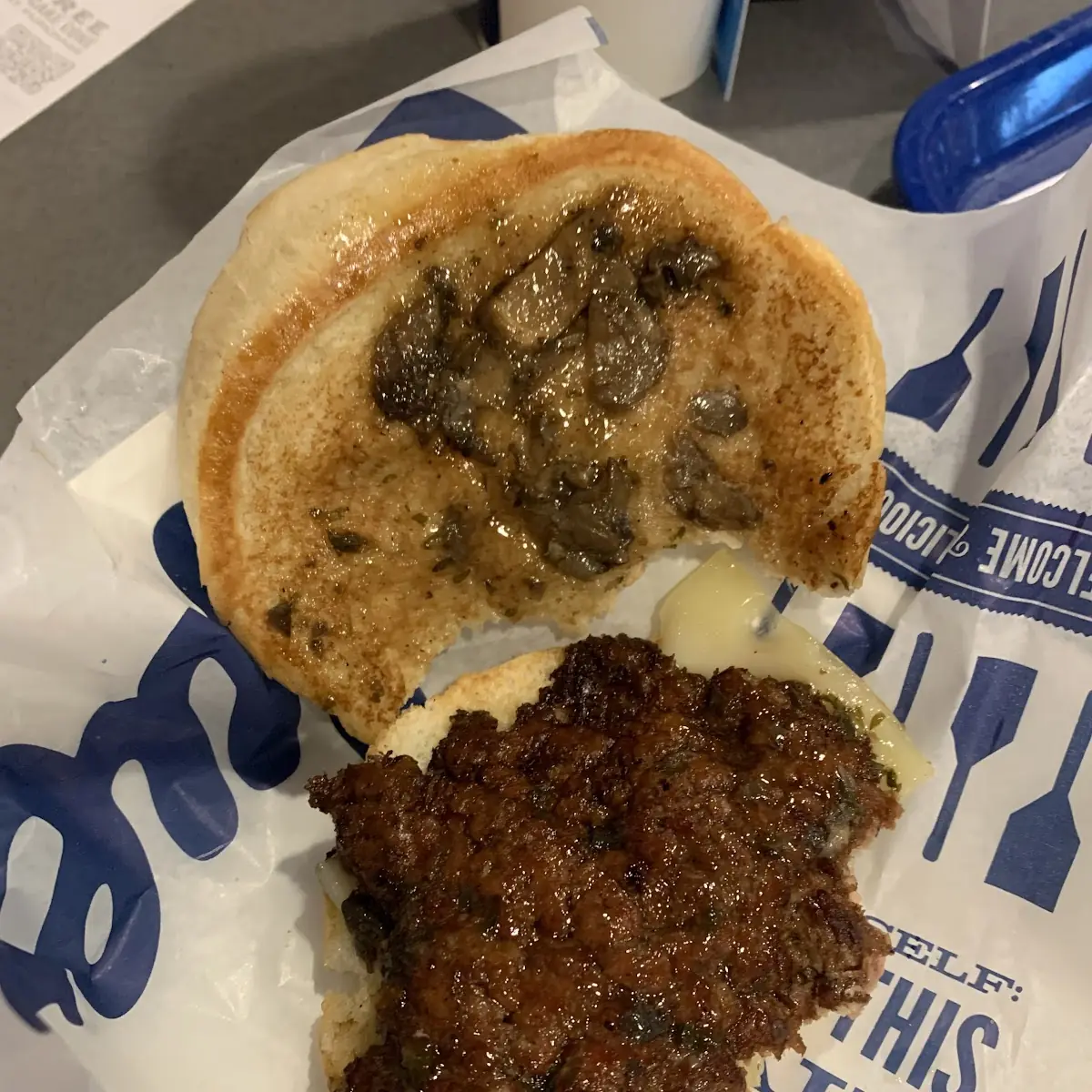 Mushroom Swiss Burger