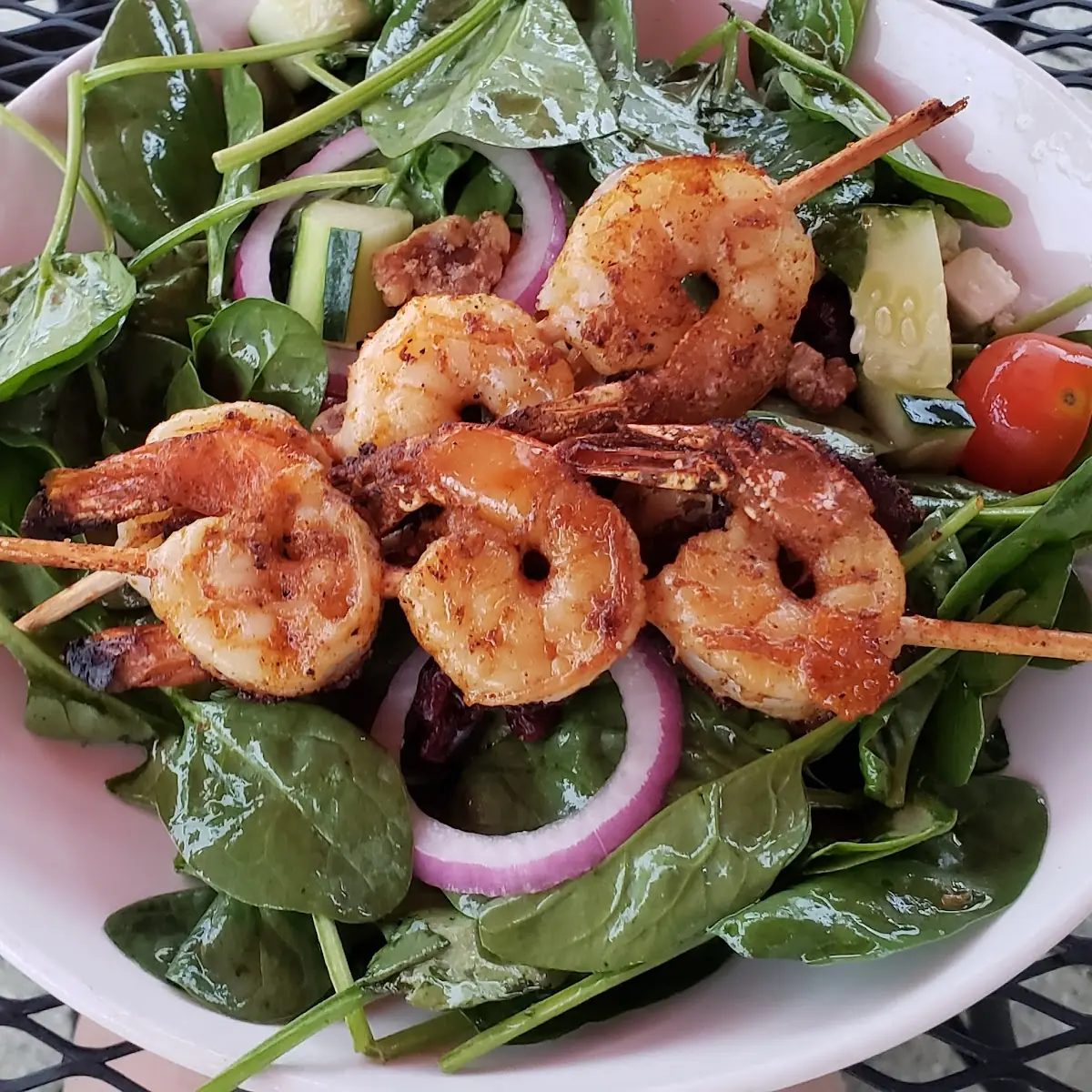 Shrimp & Spinach Salad