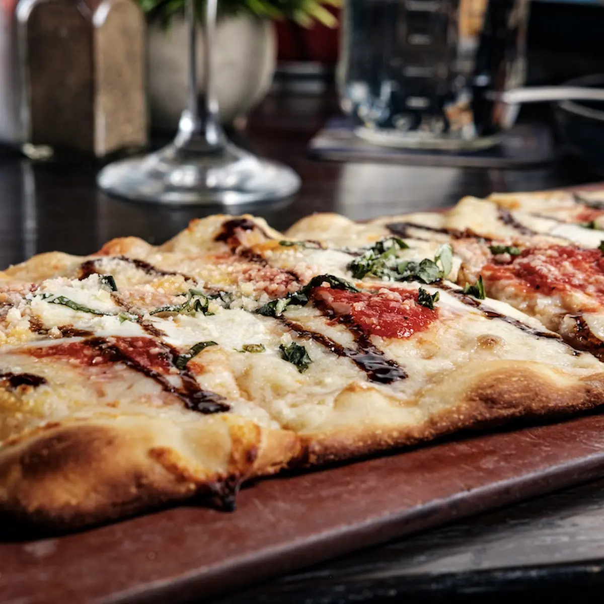 Traditional Flat Bread Pizza