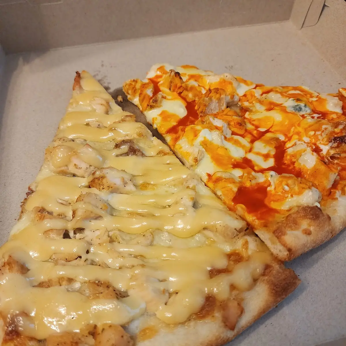 Honey Mustard Chicken & Buff Chick Slices