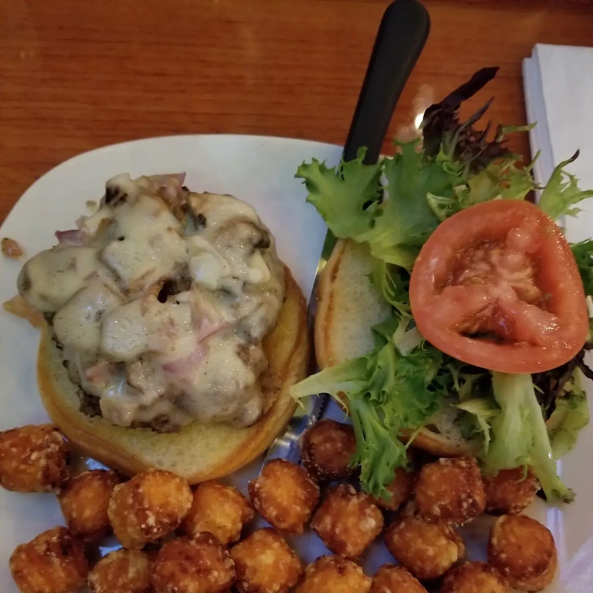 Mushroom Swiss Burger