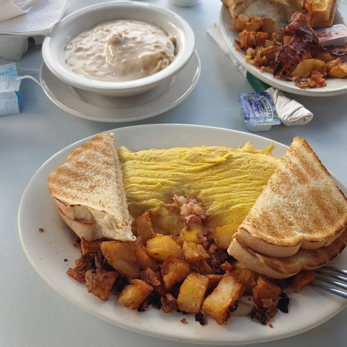 Corned Beef Hash Omelette