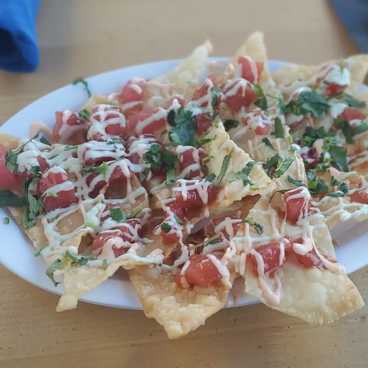 Ahi Poke Nachos