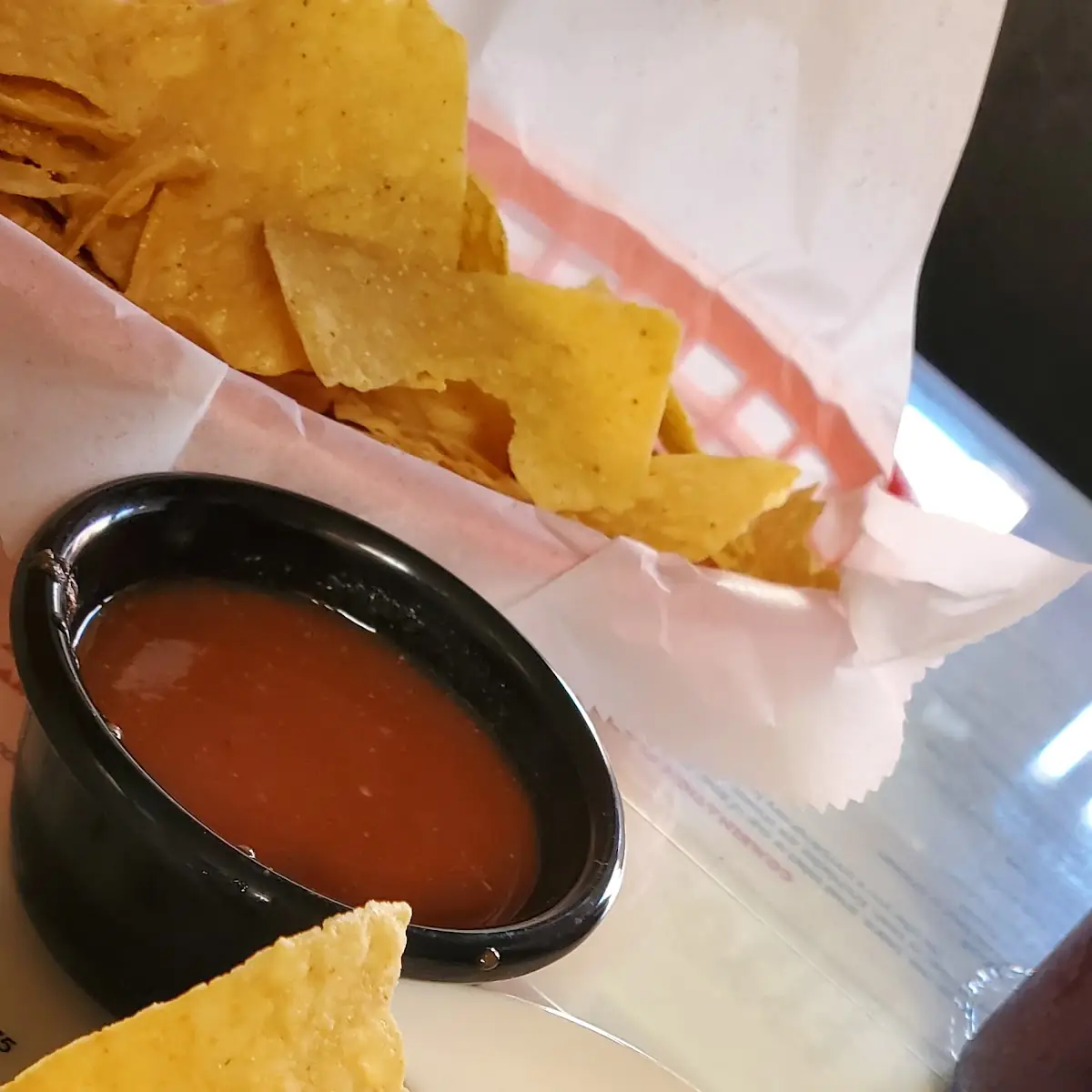 Two Types of Salsa and Chips