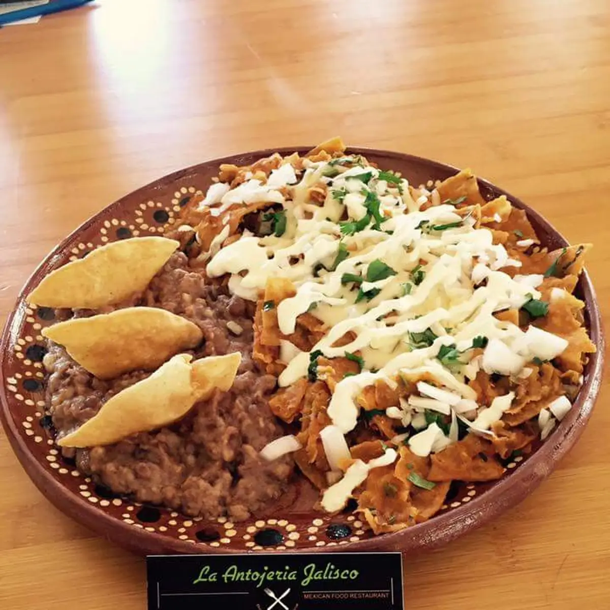 Chilaquiles Plate