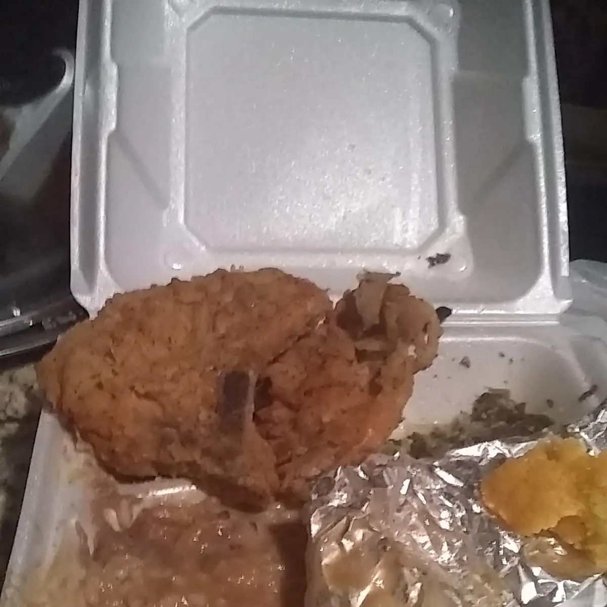 Fried Pork Chop Dinner 2 Sides
