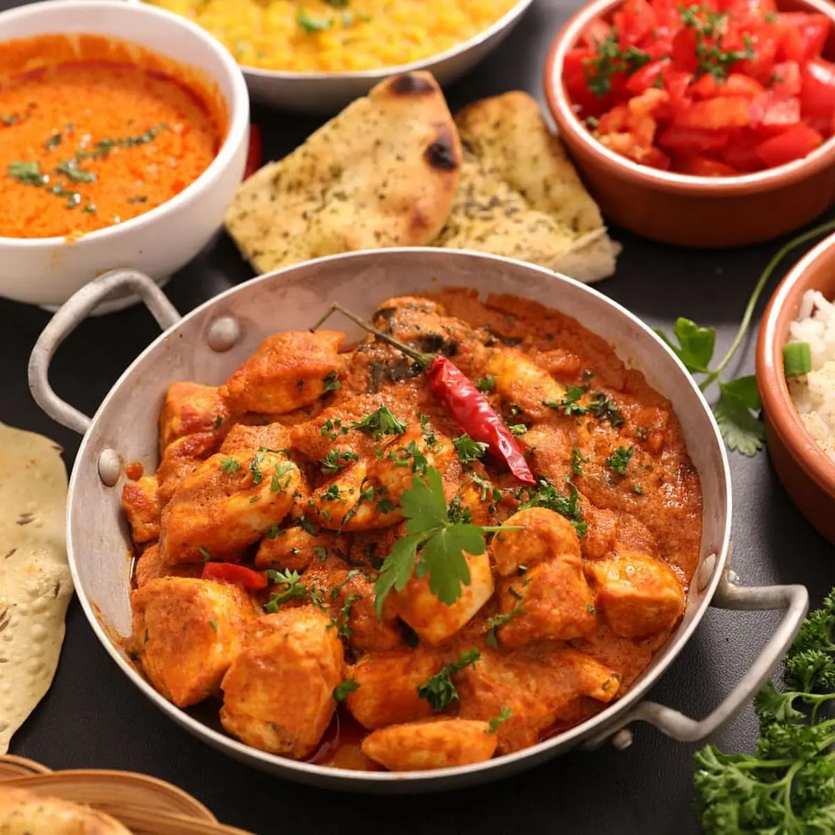 Chicken Tikka Masala & Mix Veg