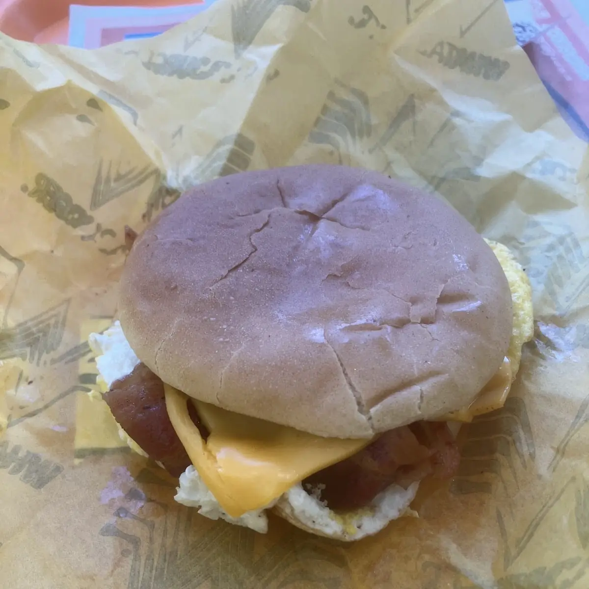 Breakfast Sandwich with Bacon