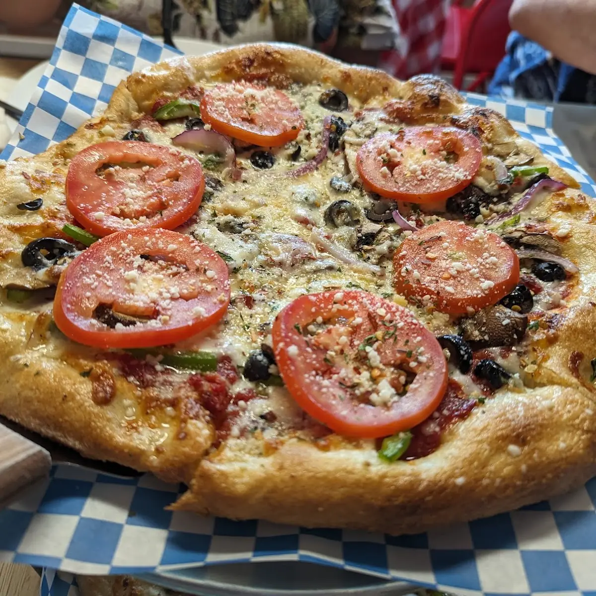 18" Vegetariano Bianca