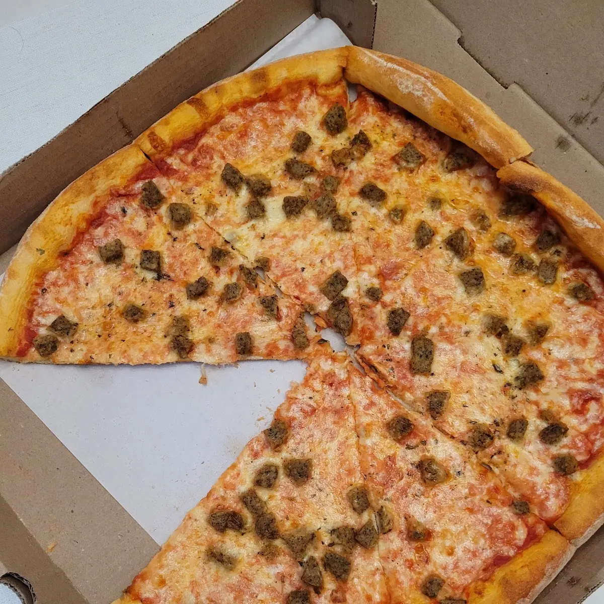 Meatball Pizza
