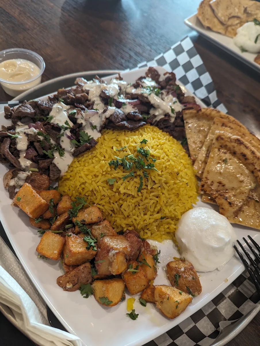 Beef Shawarma Plate, Donair On The Run