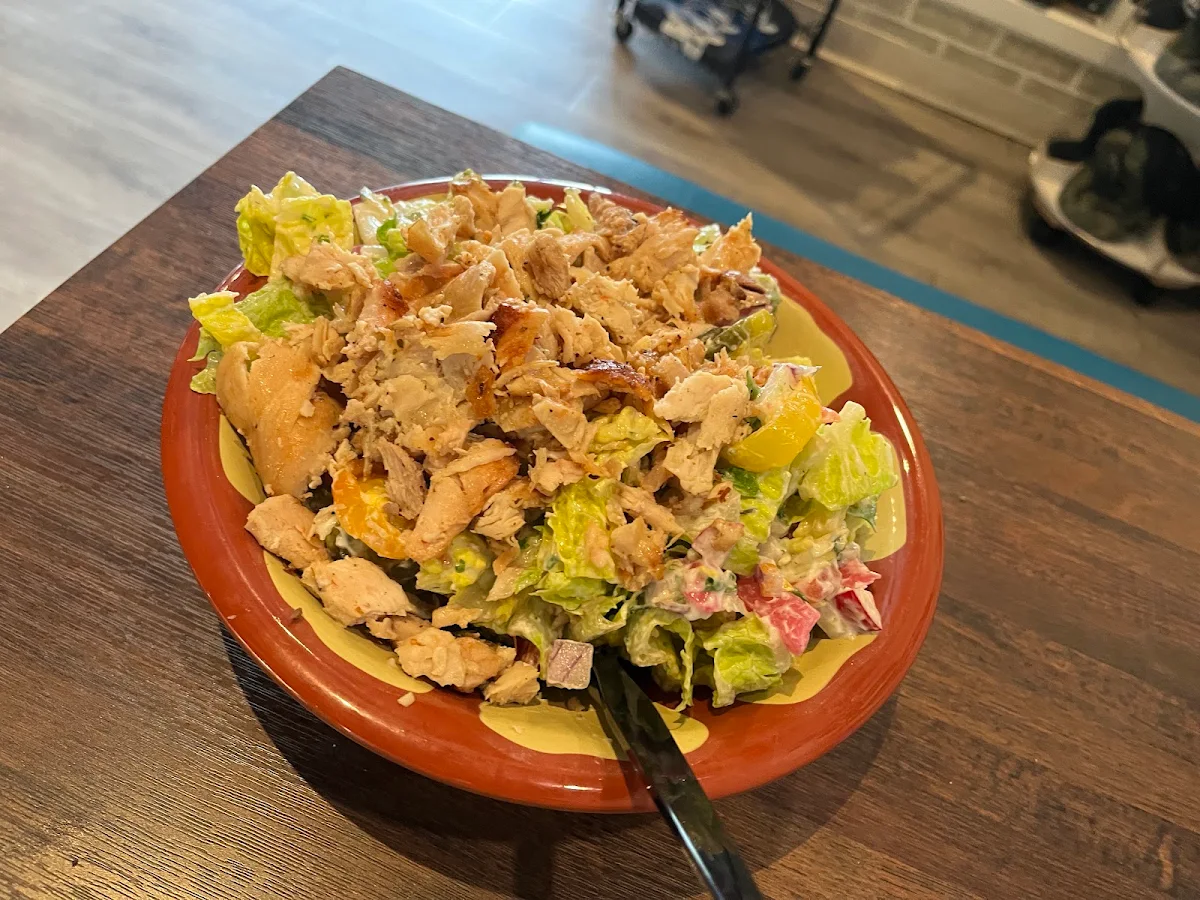 Caesar Salad with Chicken, Donair On The Run