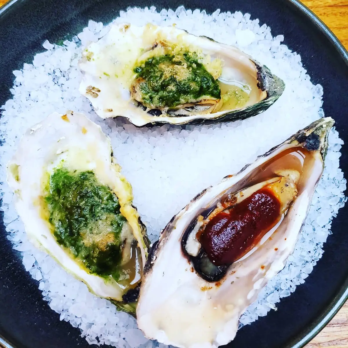 Baked Oysters on the Half Shell