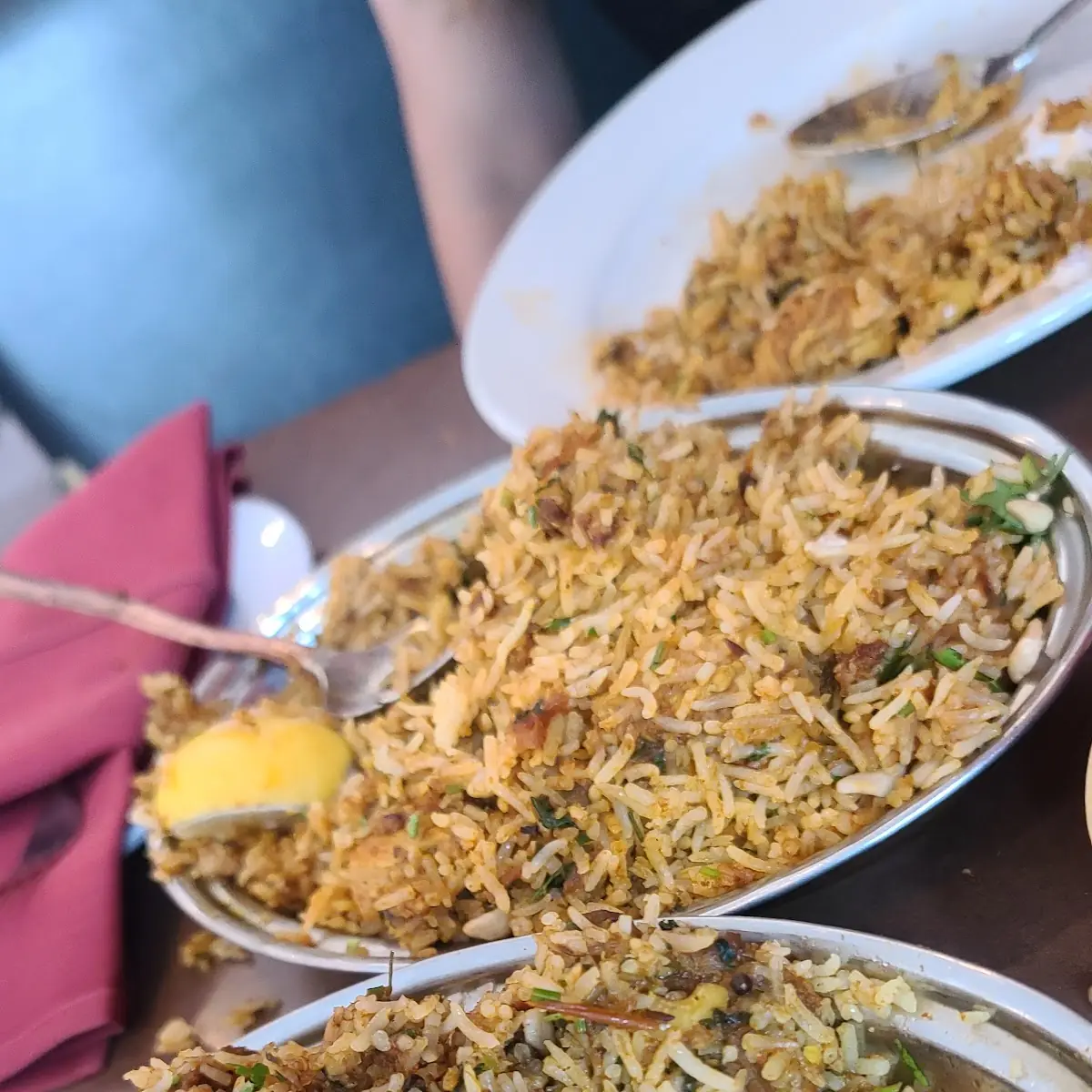Goat Biryani and Chicken Biryani