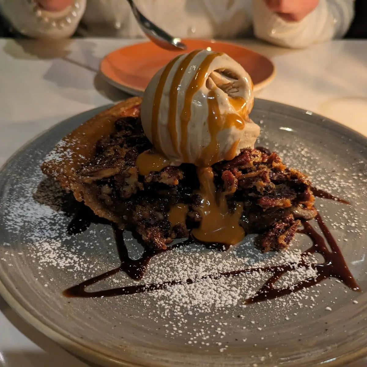 Chocolate Bourbon Pecan Pie Oo