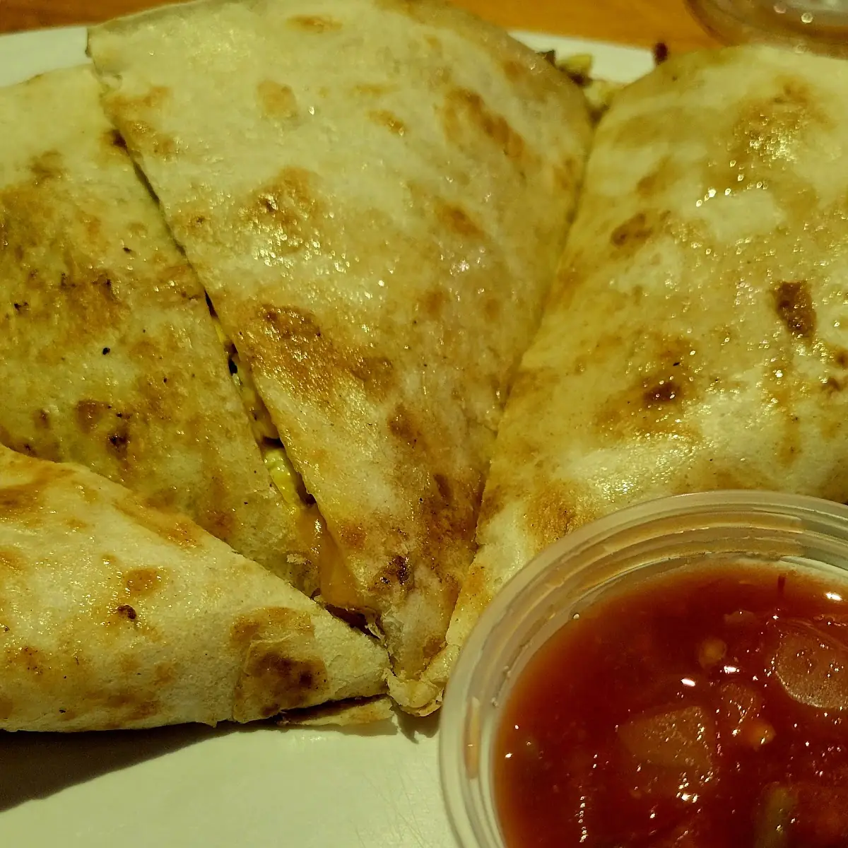 Sausage Egg and Cheese Quesadilla