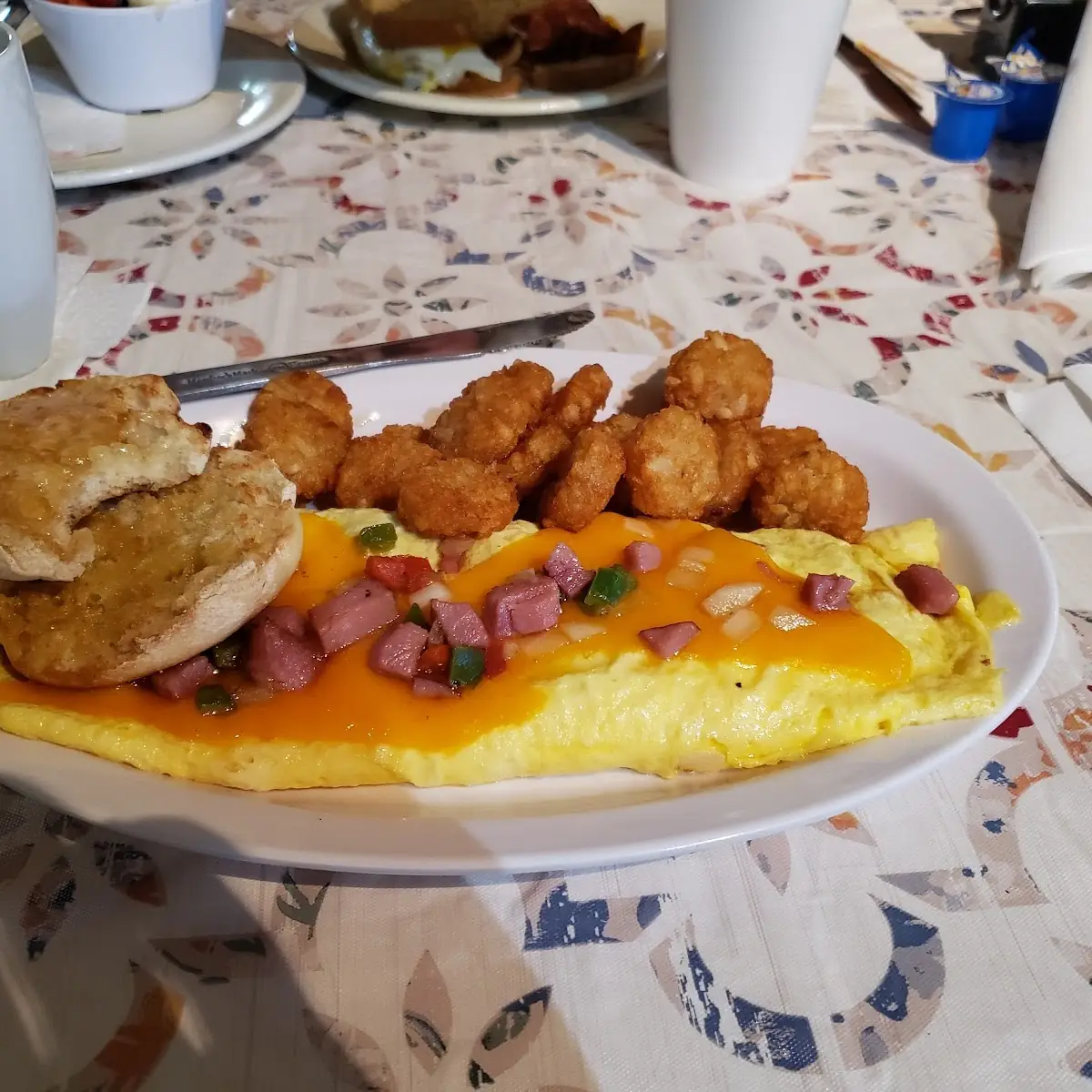 Western Omelette with Cheese