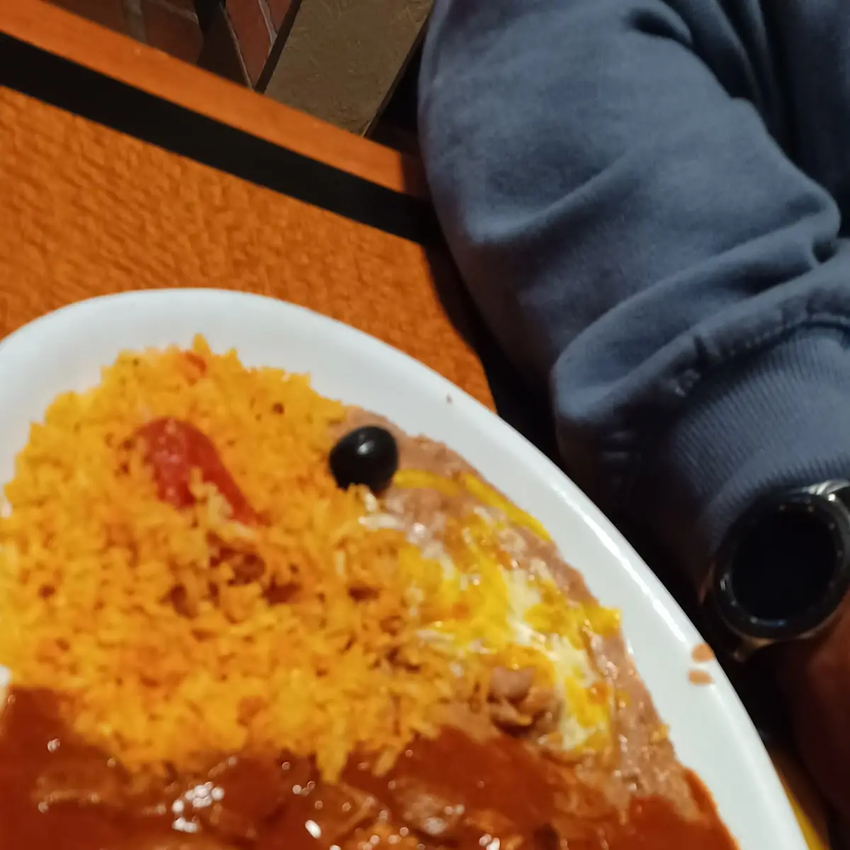 Chili Colorado Rice and Beans