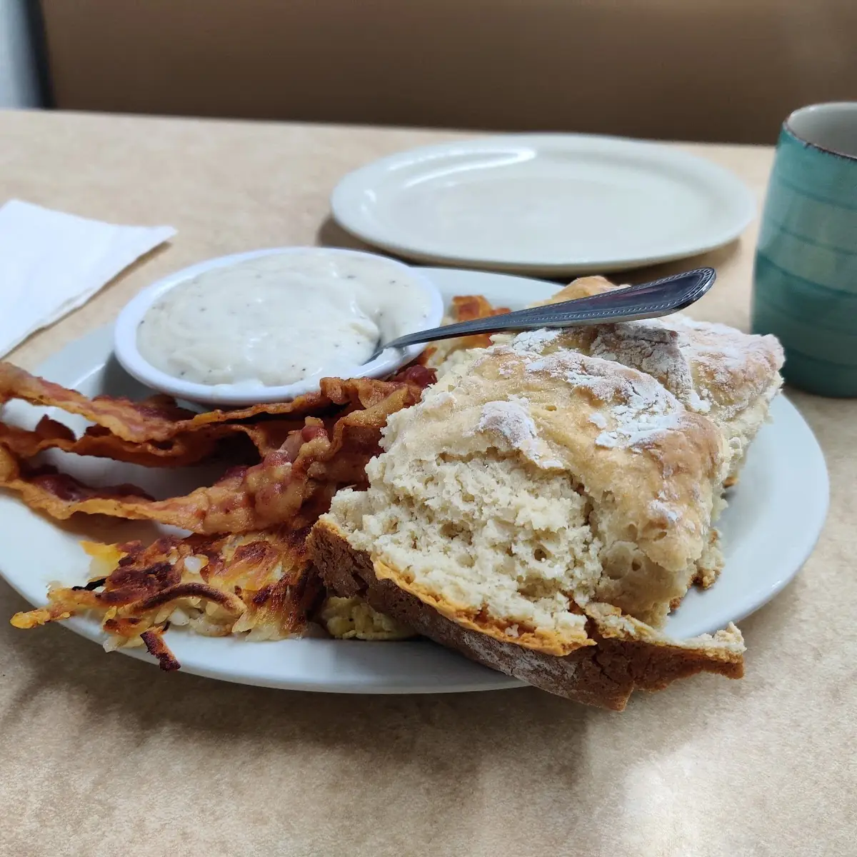 Scrambled Eggs and Bacon